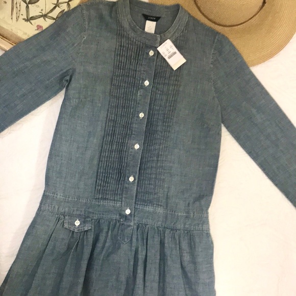 NWT J. Crew Sundrine Chambray Shirt Dress - Picture 5 of 16
